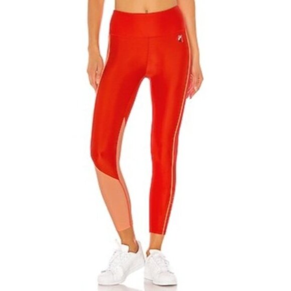 PE Nation Pants - PE NATION Cutshot Legging in Red and Orange, Size Small